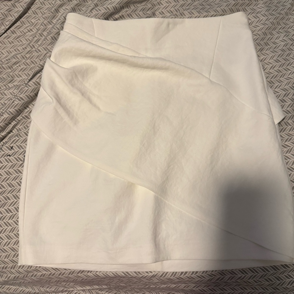 RtA white mini skirt